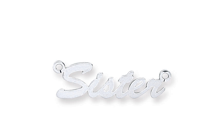 Silver Small Script Name Necklace