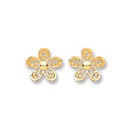 9ct Gold Flower Stud