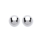 9ct White Gold 5mm Ball Stud