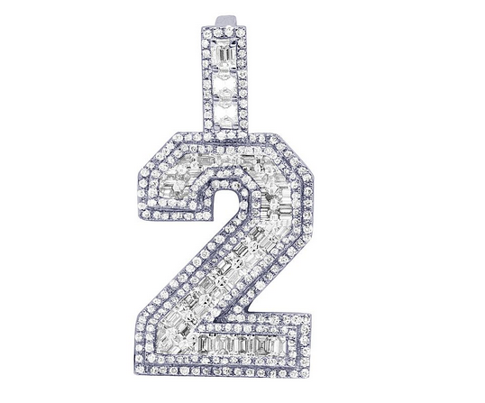 Number "2" Pendant