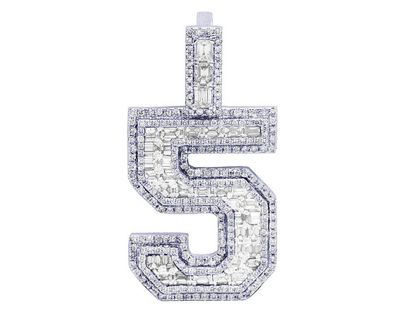 Number "5" Pendant
