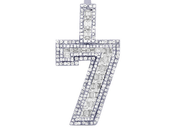 Number "7" Pendant