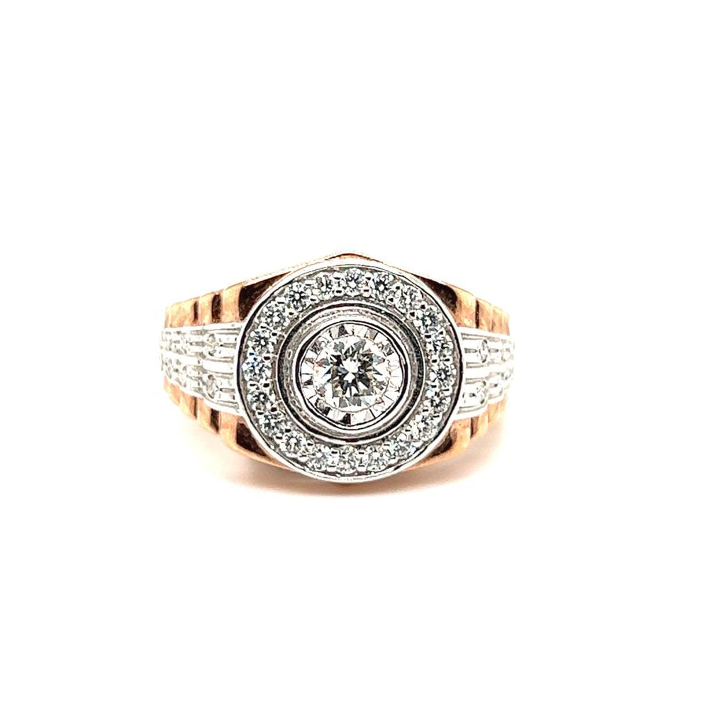 Rolex inspired diamond Ring