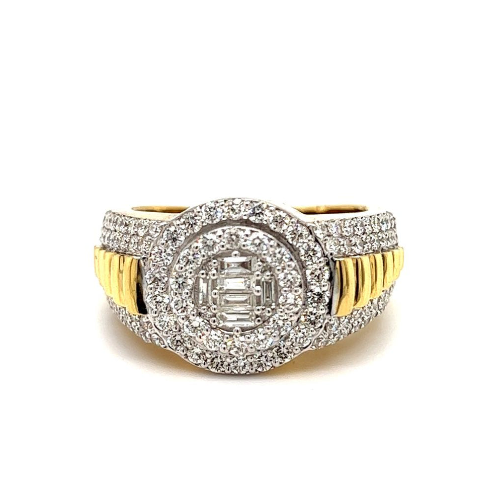 Large Diamond Set Rolex inspired  Ring
