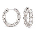 Claw Set Hoops 1.65ct