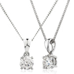 Classic Claw Set Solitaire Pendant 0.75ct