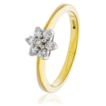 Seven Stone Cluster Ring 0.50ct