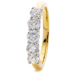 Five Stone Double Gallery Ring 2.00ct
