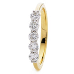 Five Stone Diamond Wedding Ring 1.50ct