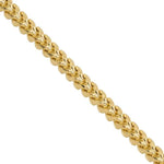 9ct 2.5mm Yellow Gold Franco Chain / Bracelet (Solid)